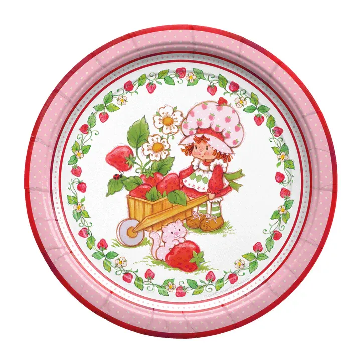 Strawberry Shortcake Dinner Plates 9in - 8 Count
