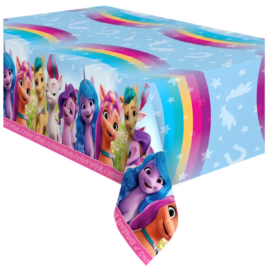 My Little Pony Plastic Table Cover - 108"x54"