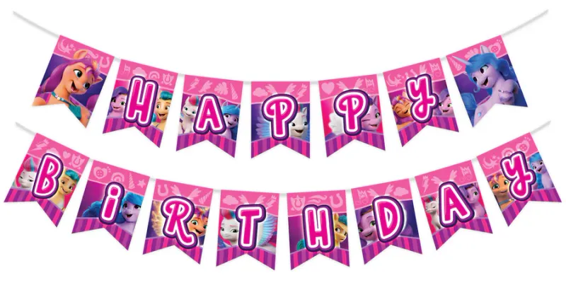 My Little Pony Birthday Banner
