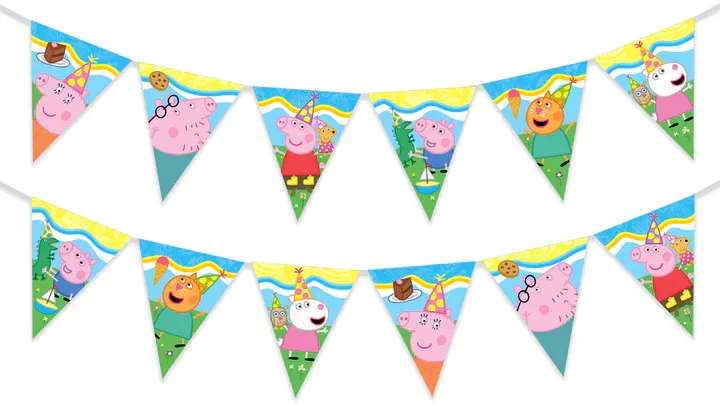 Peppa Pig Pennant Banner