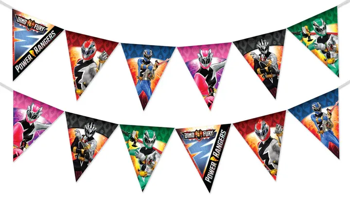 Power Rangers Pennant Banner