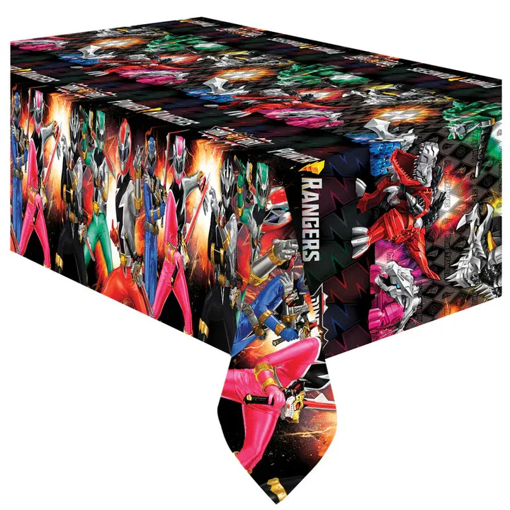 Power Rangers Table Cover - 54in X 108in
