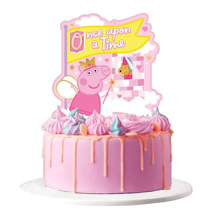 Princess Peppa Pig Cake Topper