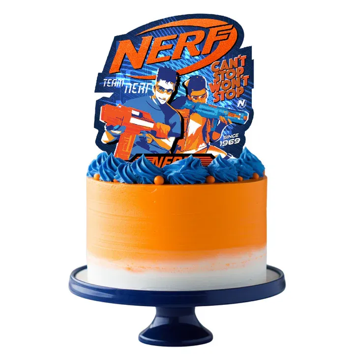 Nerf Cake Topper
