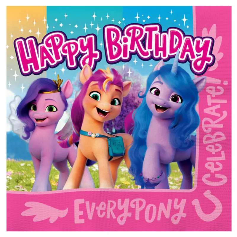 My Little Pony Napkins - 16 Count