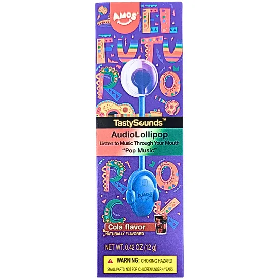 Audio Lollipop - Cola "Pop Music" - 0.42oz