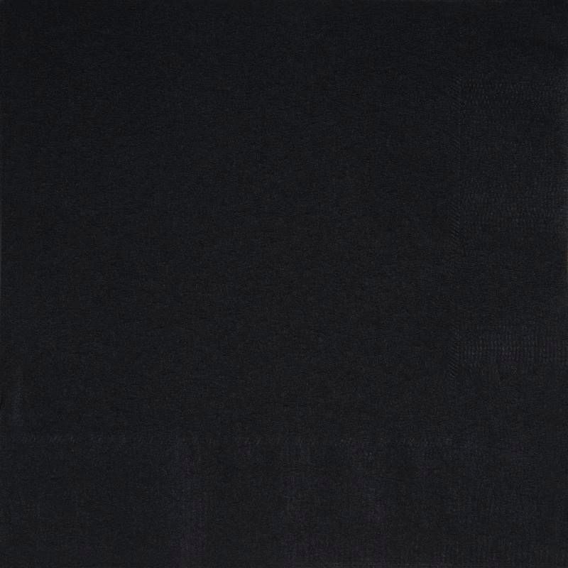 Black Dinner Napkins - 40 Count