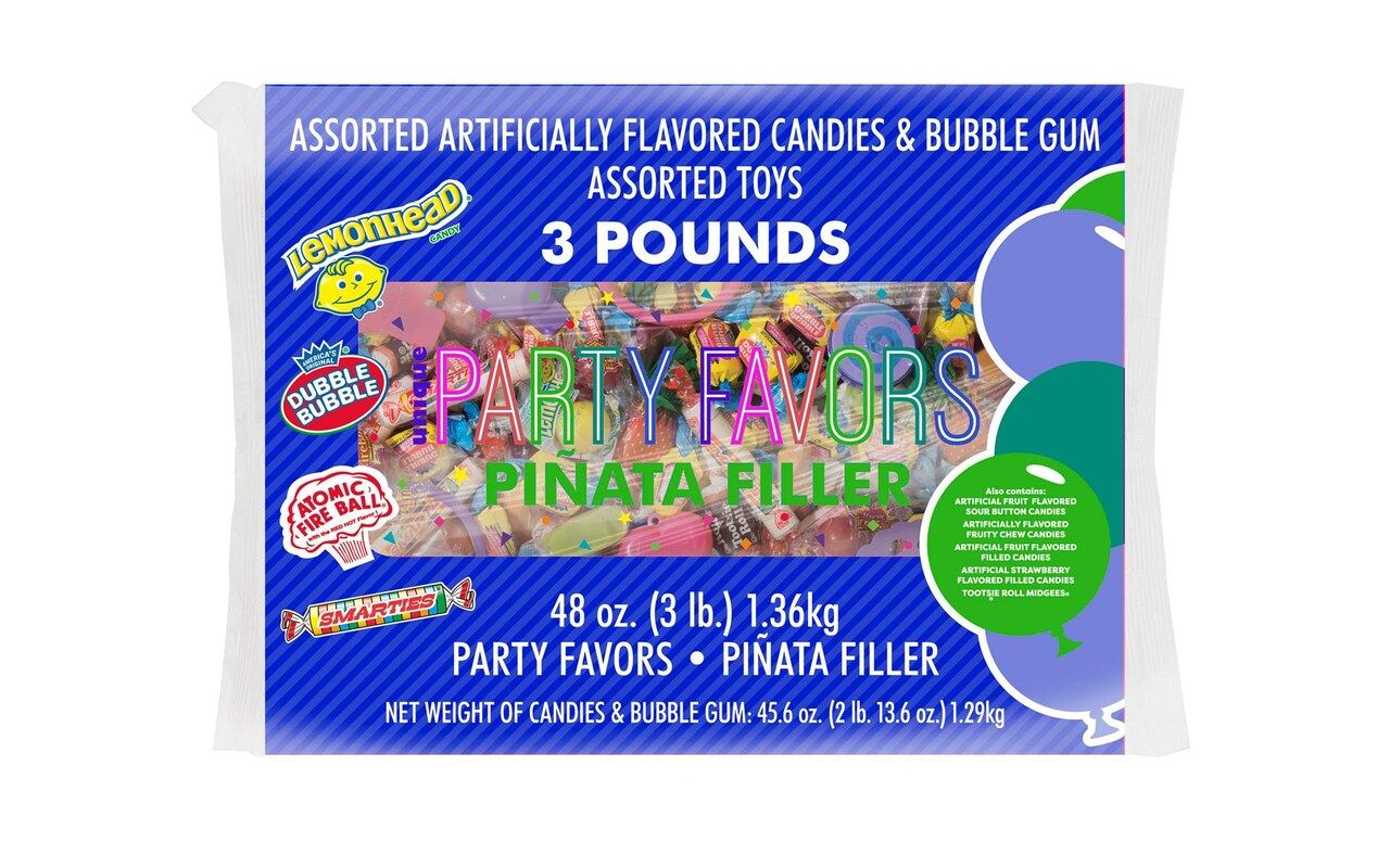 Pinata Filler Assorted Candy &amp; Boy Toys - 3 Pounds