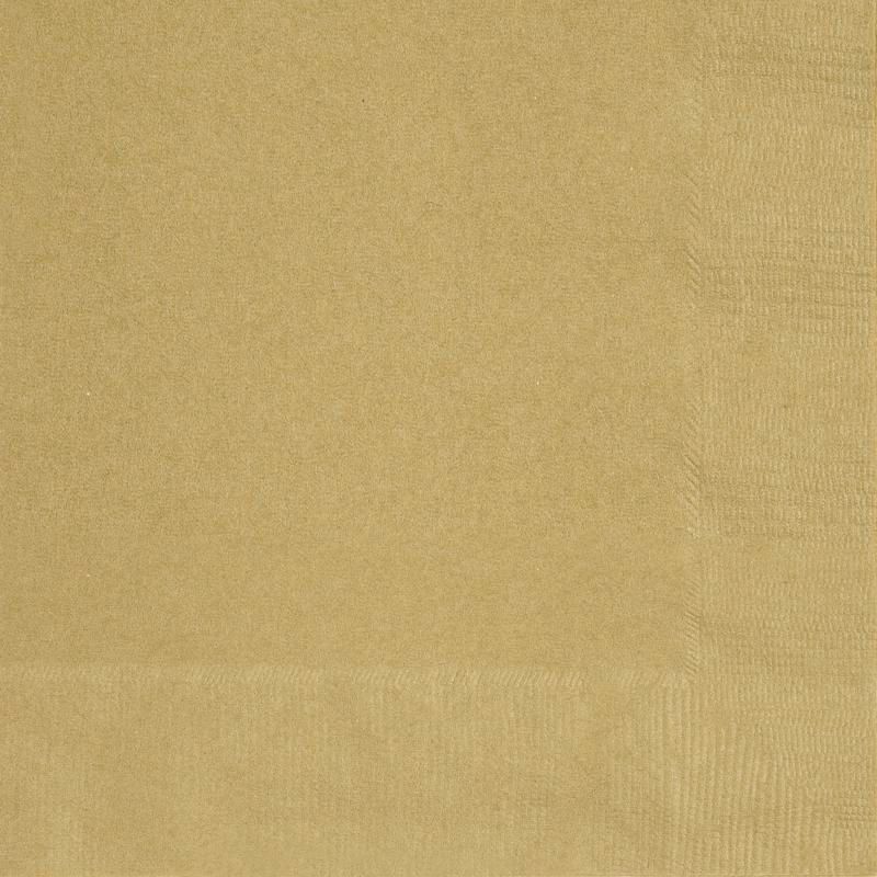 Gold Dinner Napkins - 40 Count
