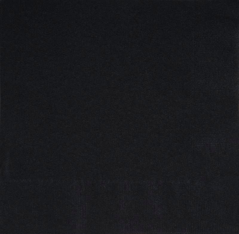 Black Luncheon Napkins - 100 Count