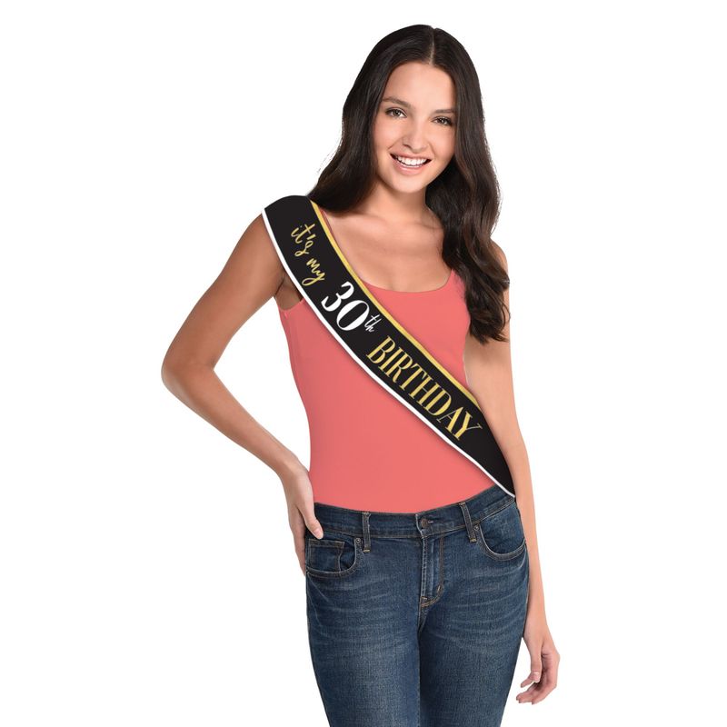 Party of The Ages Add-An-Age Foil Sash