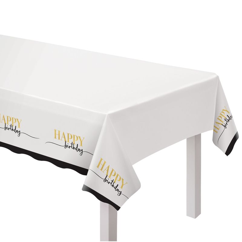 Party of The Ages Plastic Table Cover