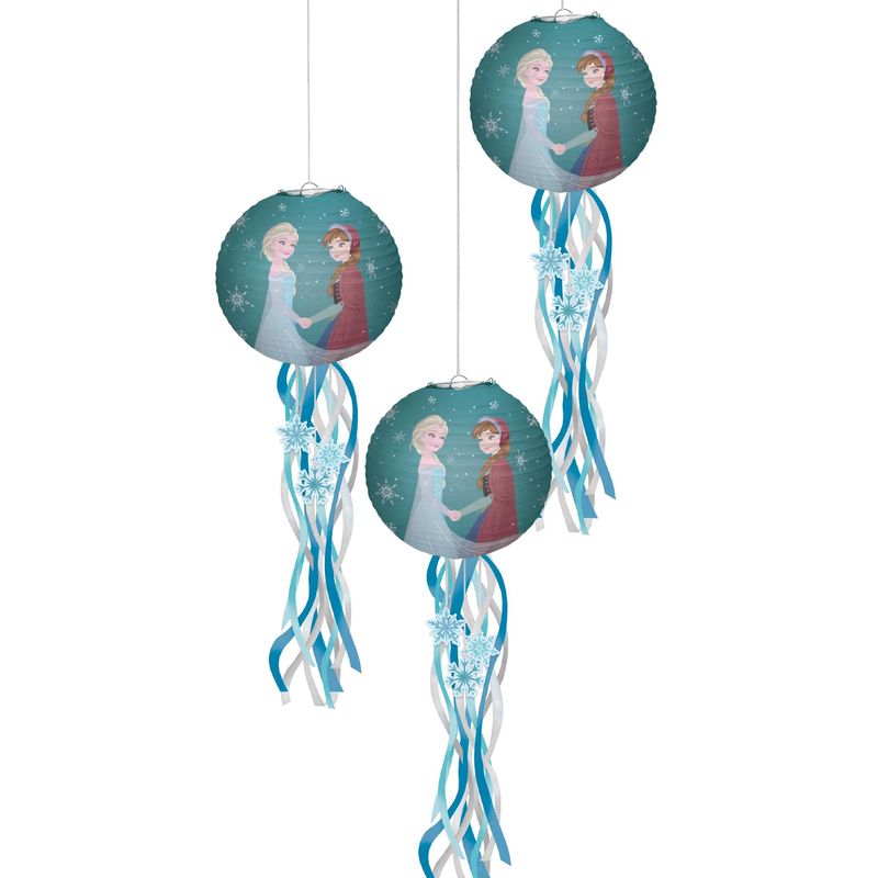 ©Disney Frozen Lanterns with Swirls - 3 Count
