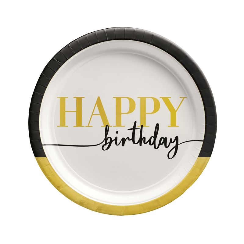 Party of the Ages 9in Round Plates - 8 Count