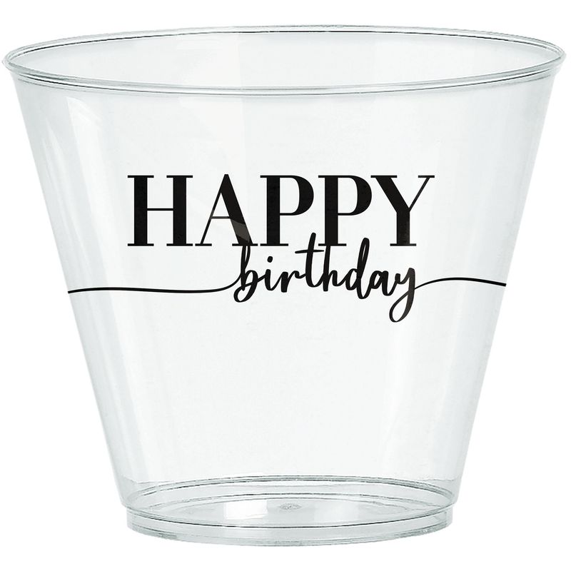 Party of The Ages 9oz. Plastic Tumblers - 16 Count