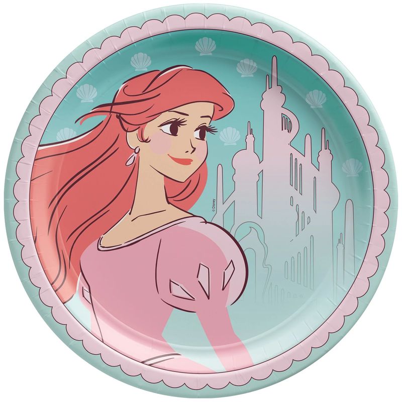 Ariel 9in Plates - 8 Count