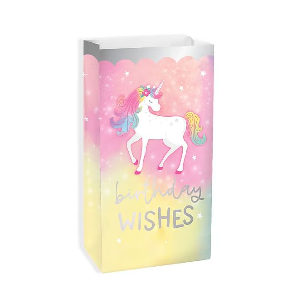 Enchanted Unicorn Treat Bags - 8 Count