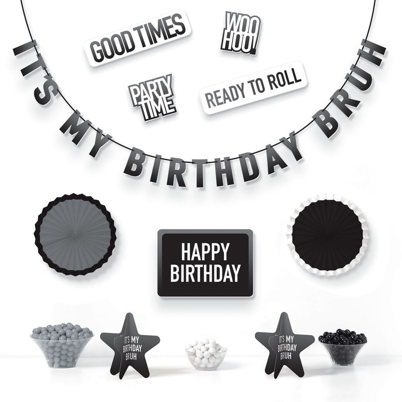 It's My Birthday Bruh Birthday Decorating Kit