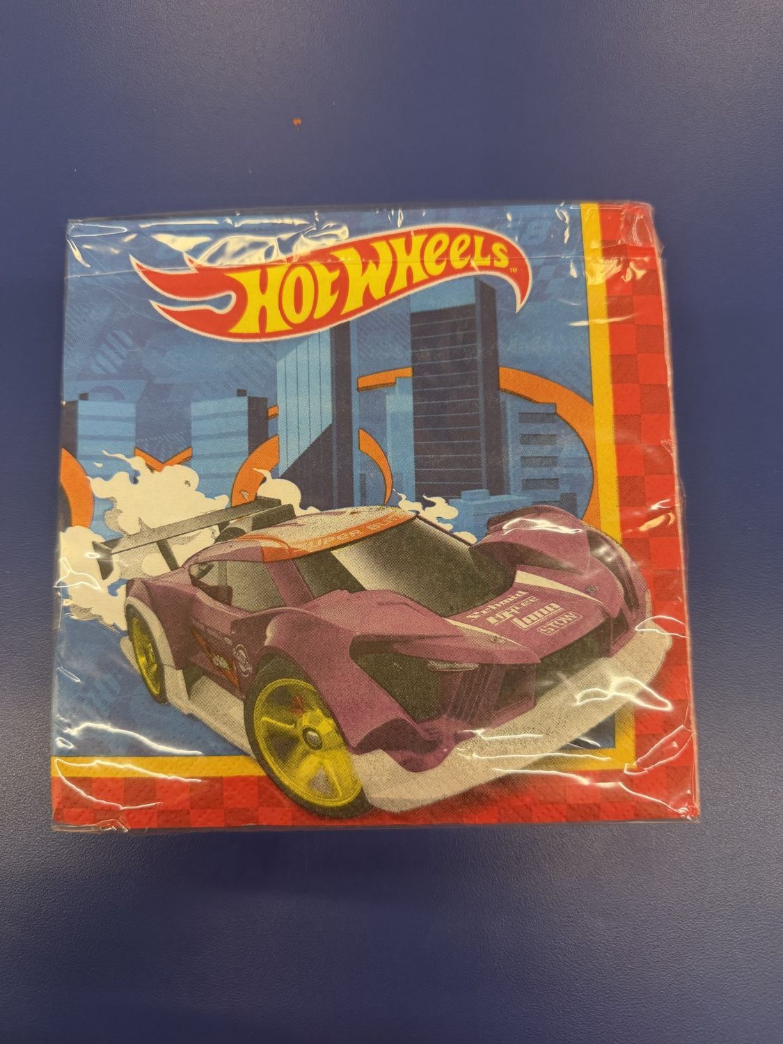 Hot Wheels Luncheon Napkins - 16 Count