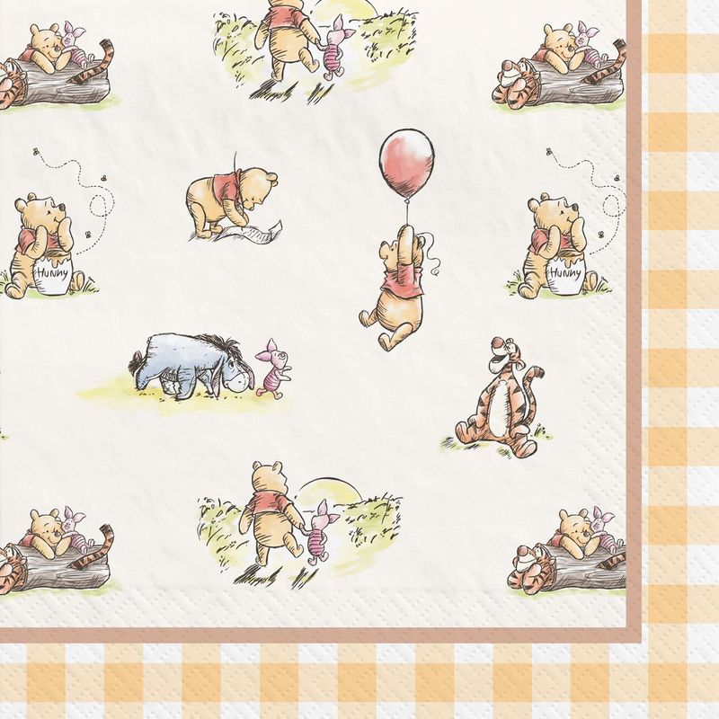 Winnie The Pooh Luncheon Napkins - 16 Count