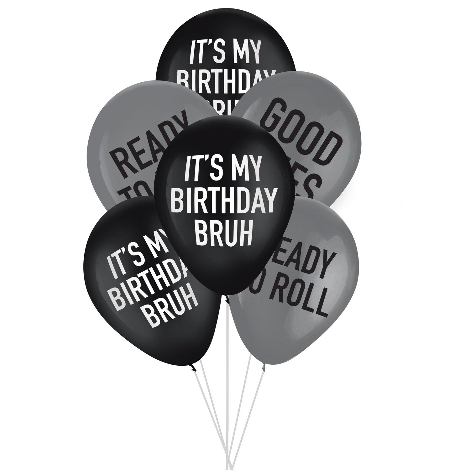 It's My Birthday Bruh Latex Balloons