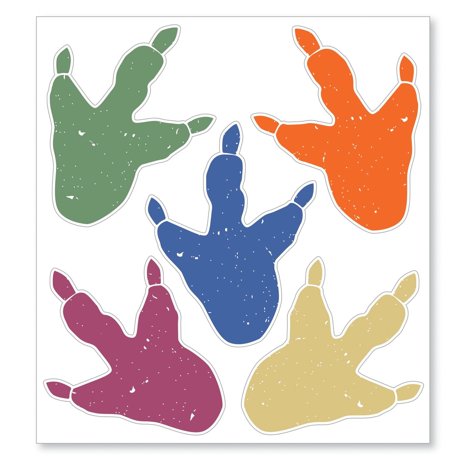 Diggin Dinos Vinyl Footprints
