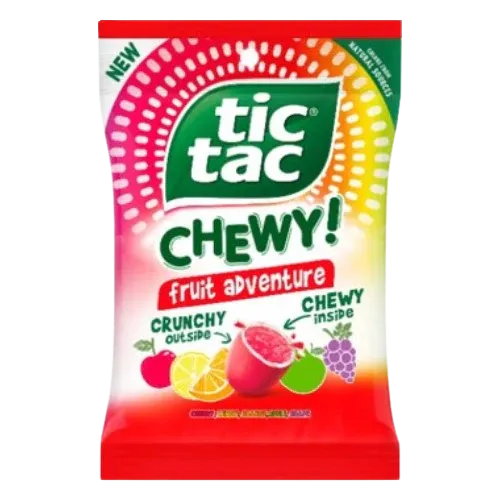Tic Tac Chewy Sweet Fruit Adventure 2.8 oz. Bag