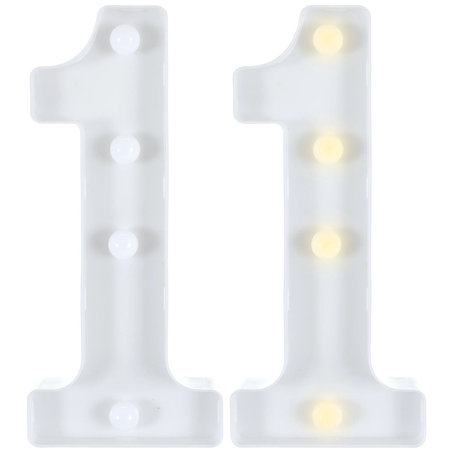 Light-Up Standing Number - 1