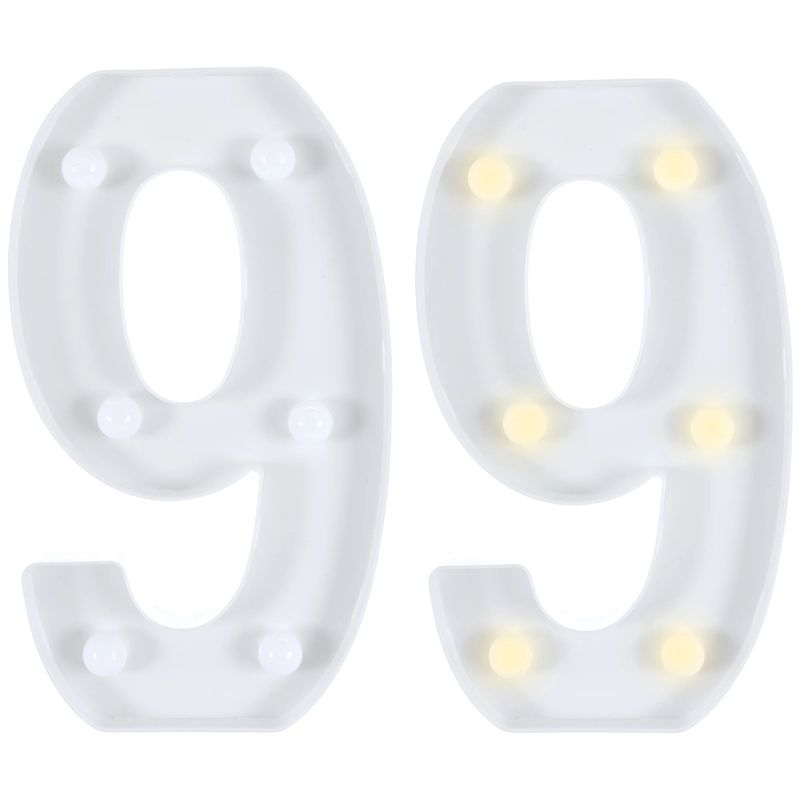 Light-Up Standing Number - 9