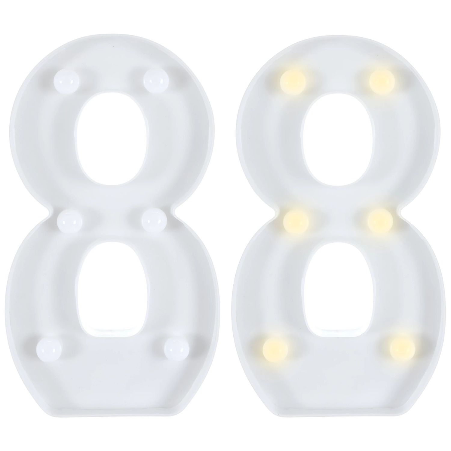 Light-Up Standing Number - 8