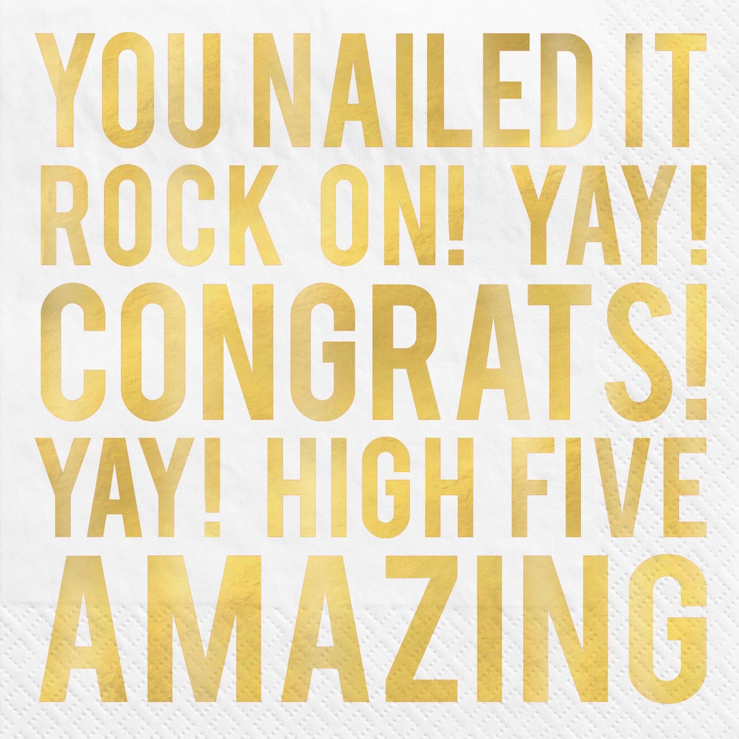 Congratulations Luncheon Napkins - 16 Count