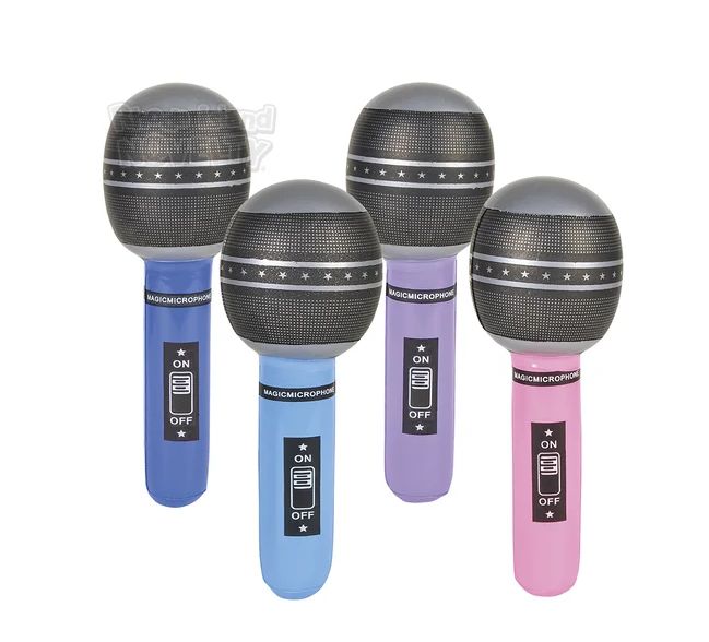​Inflatable Microphones - 12 Count