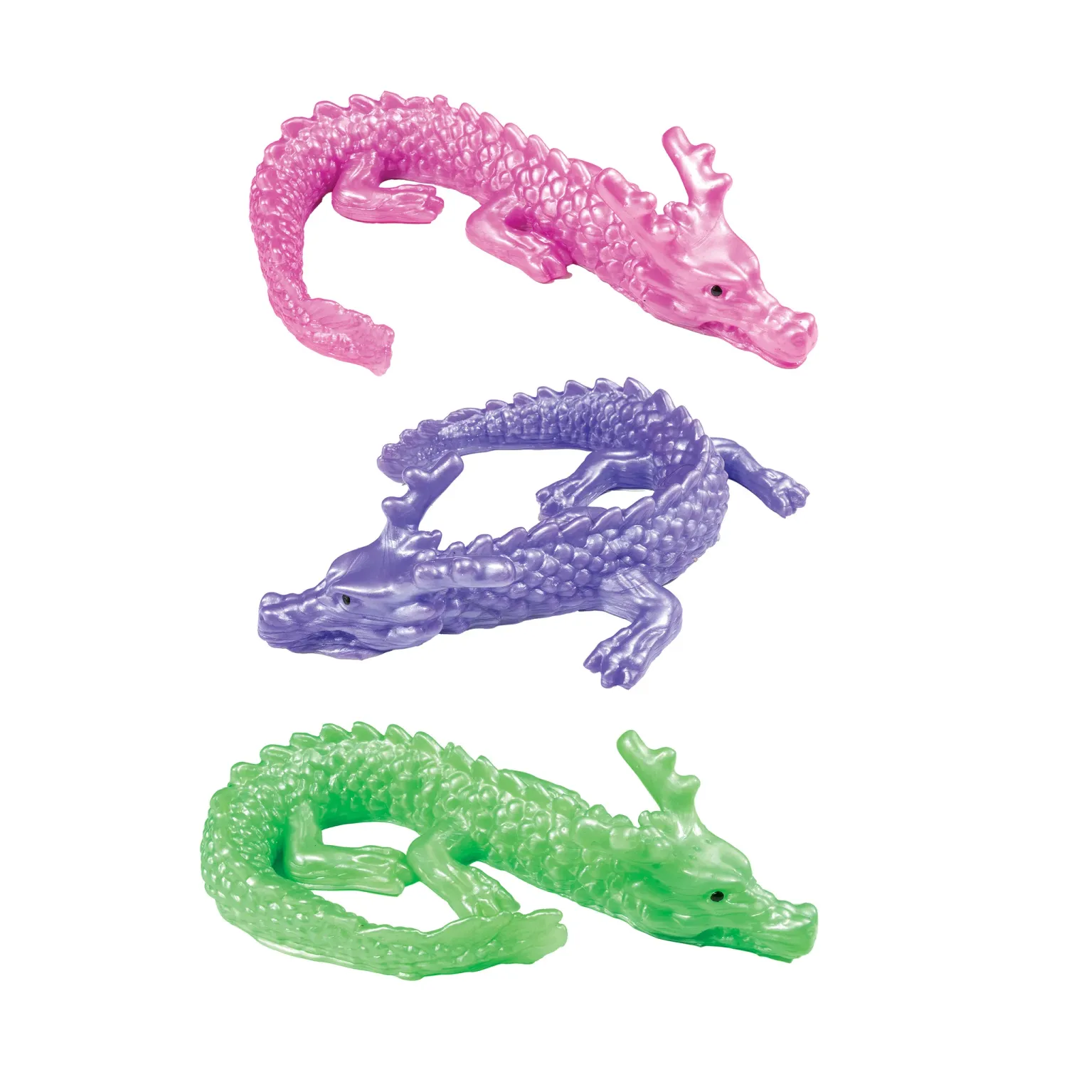 Metallic Mochi Dragon Squishy Toy
