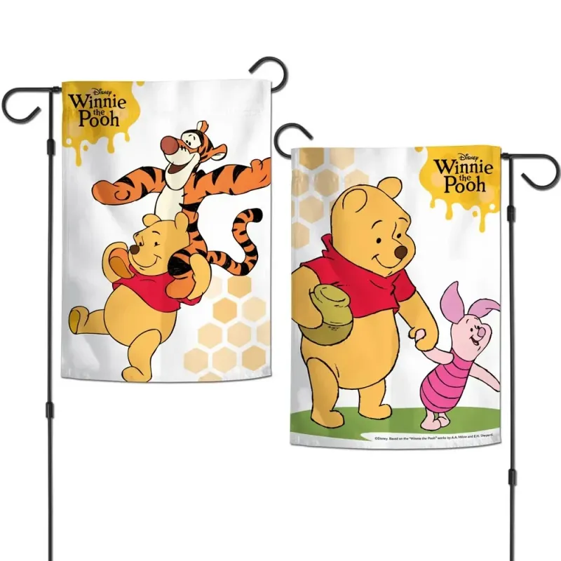 Winnie the Pooh Garden Flag - 12.5in X 18in
