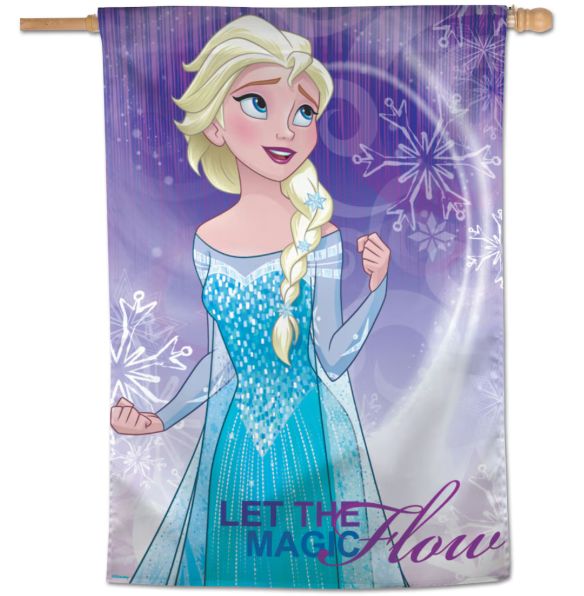 Frozen Elsa Magic Vertical Flag - 28in X 40in