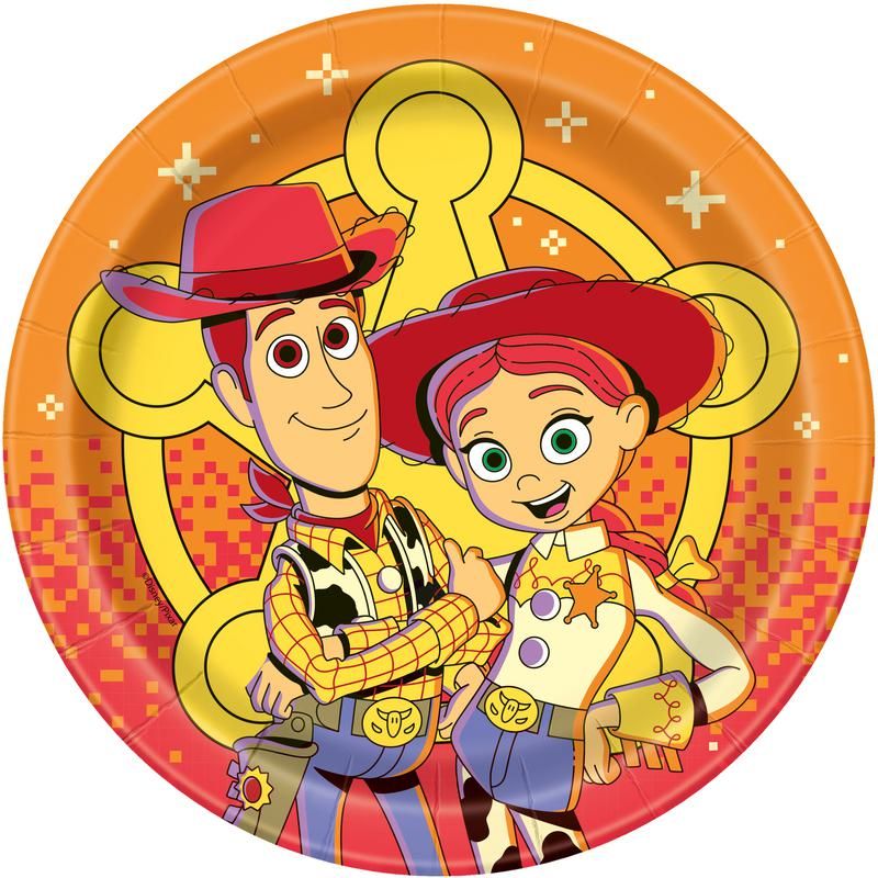 Toy Story 5 Dessert 7in Plates - 8 Count