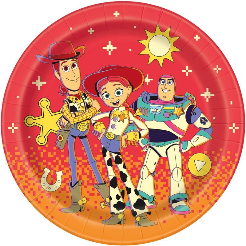 Toy Story 5 9in Dinner Plates - 8 Count