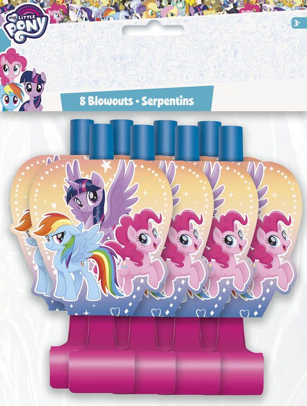 My Little Pony Blowouts - 8 Count