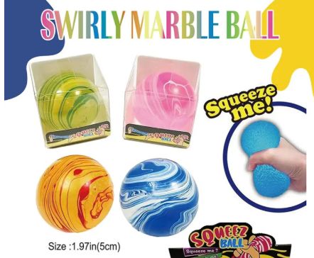 Squish Swirly Marble Ball