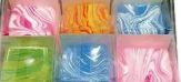 Marble Swirl Chilly Cube Squeeze Toy