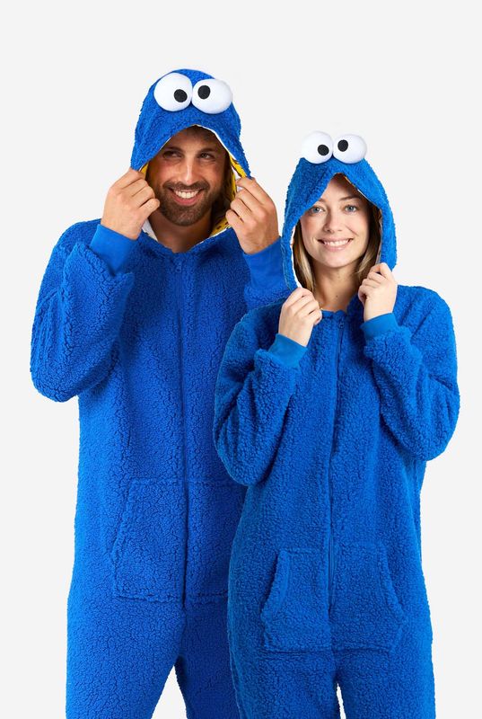 Cookie Monster Adult Onesie
