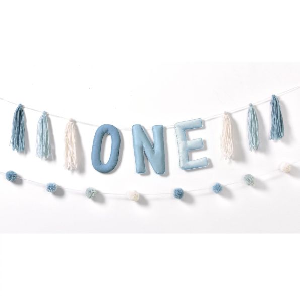Little Mister One-derful Plush Banner
