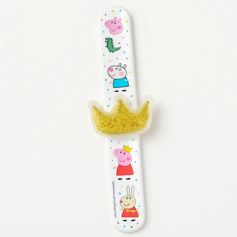 Peppa Pig Confetti Slap Bracelets - 4 Count