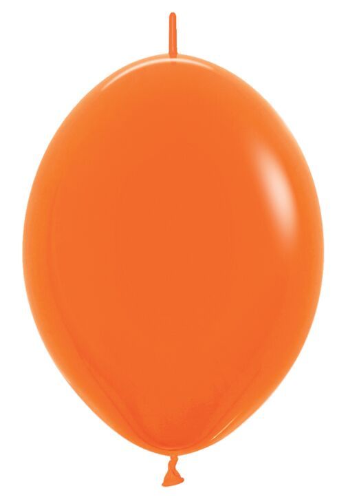 Fashion Orange 12" Link-O-Loon Latex