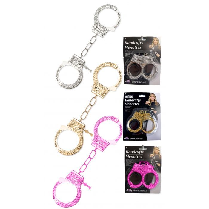 Rhinestone Bling Handcuffs