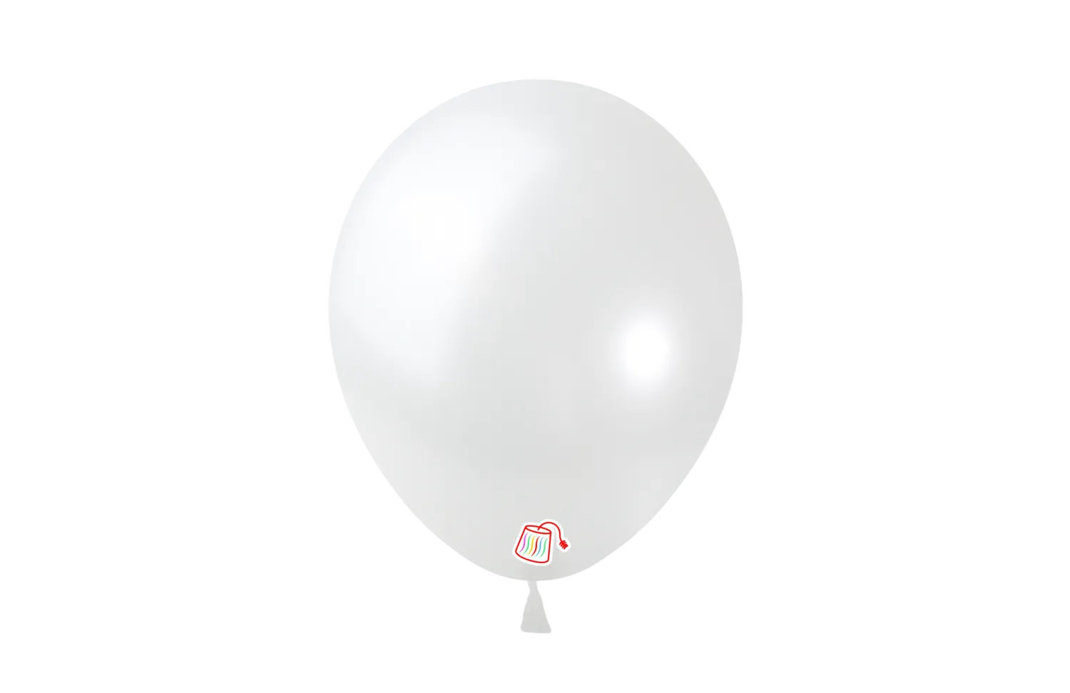 Pearl White 12in Latex Balloons #570 - 12 Count