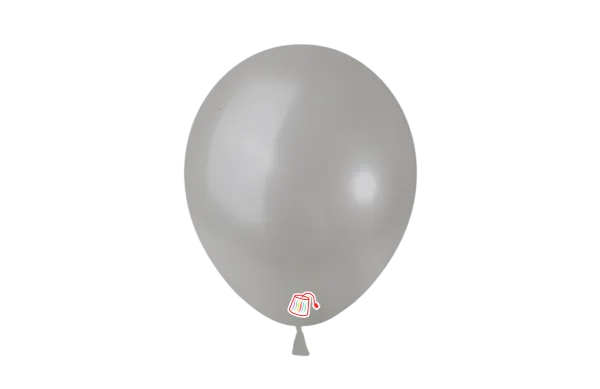 Pearl Silver 12in Latex Balloons #590 - 12 Count