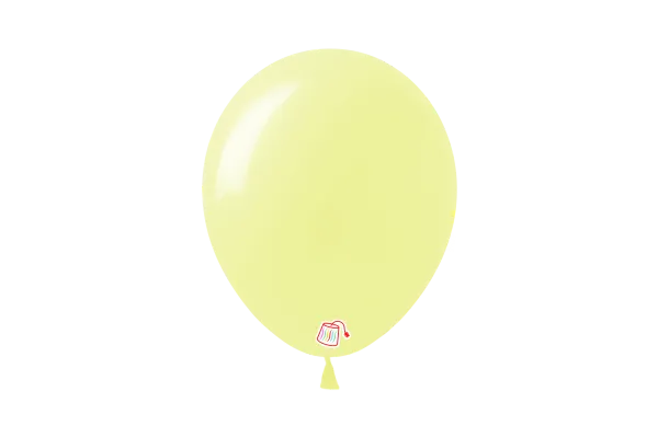 Pastel Yellow 12in Latex Balloons #720 - 12 Count