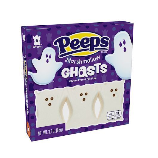 Peeps Marshmallow Ghosts, 3 Ounce - 6 Count