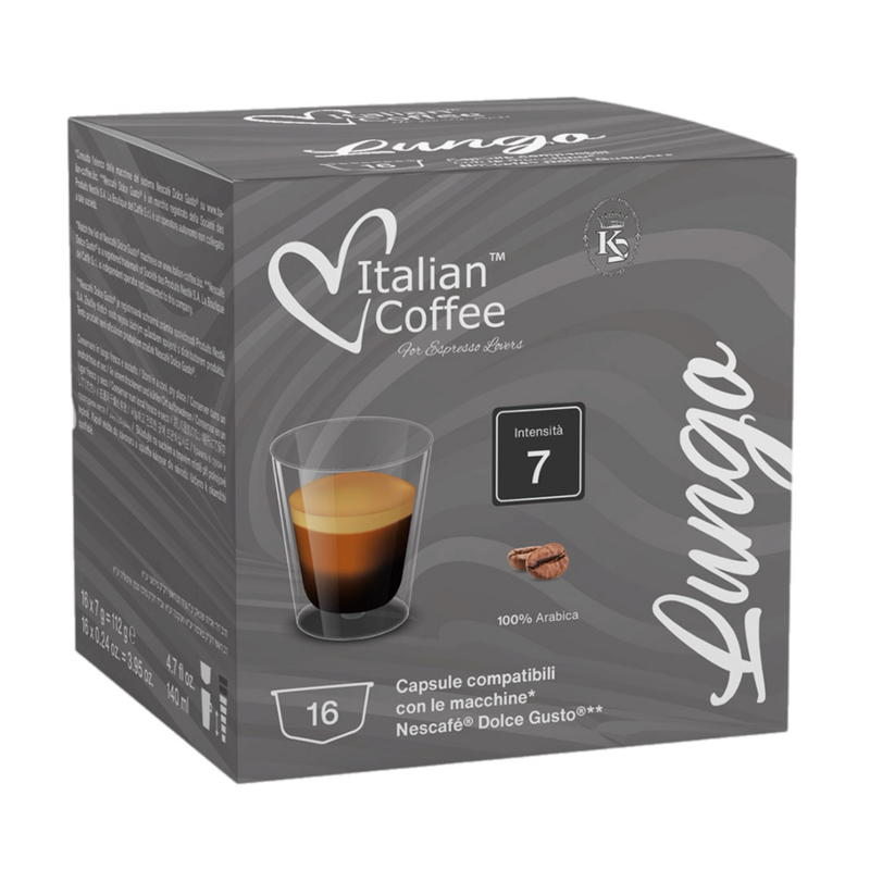 Italian Coffee Dolce Gusto Lungo x16 capsules